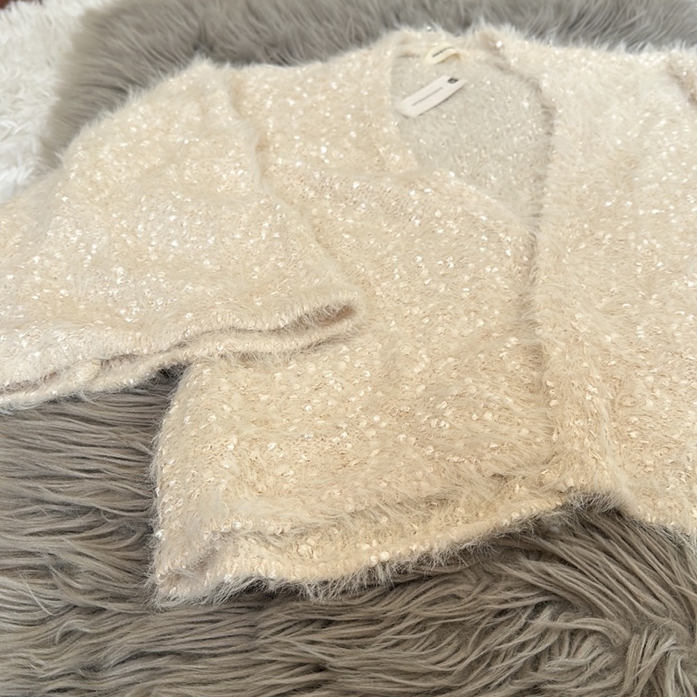 Anthropologie Sleeping On Snow Cardigan Sweater - Picture 3 of 8